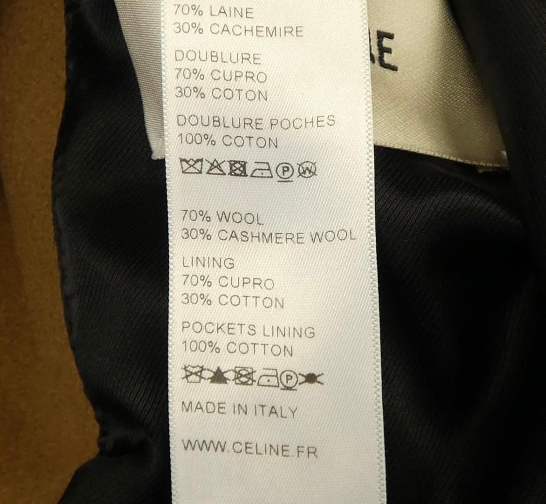 [안효섭님 착용] 셀린느 23fw 캐시미어 더블 브레스티드 코트 상품이미지8