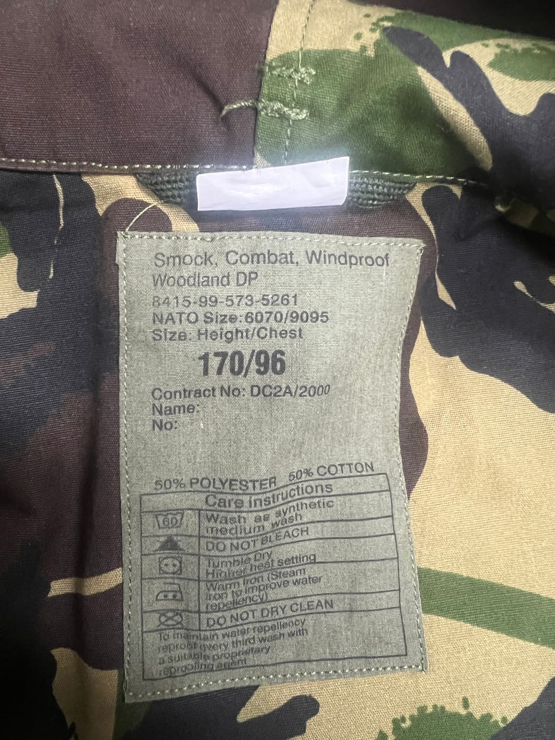 영국군 dpm 스목 자켓 상품이미지5