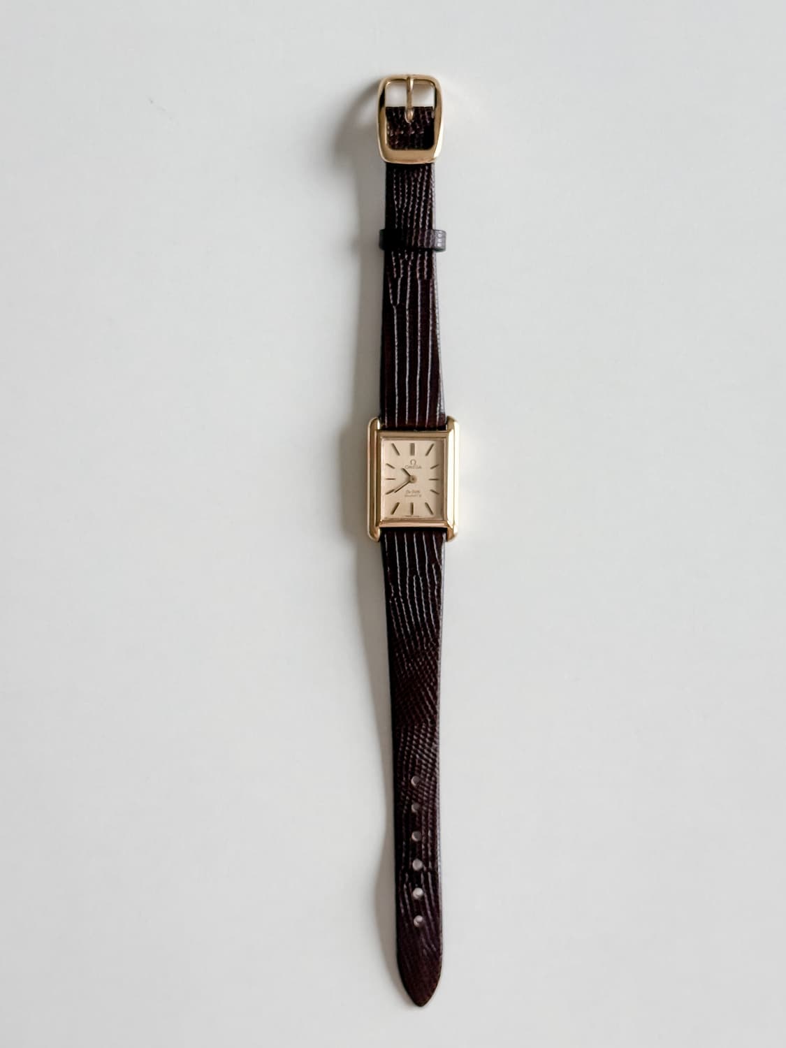 오메가 드빌 스퀘어 골드 시계 상품이미지7