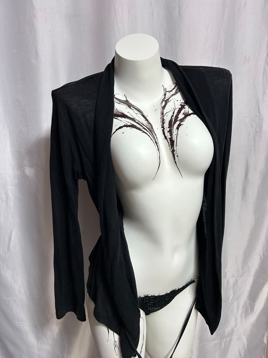 v-kei mood drape cardigan 상품이미지4