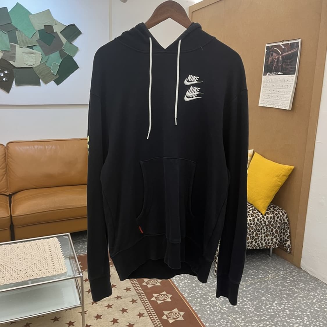 나이키 월드투어 스트릿 펑크 더블스우시 후드티 L C10417 상품이미지3