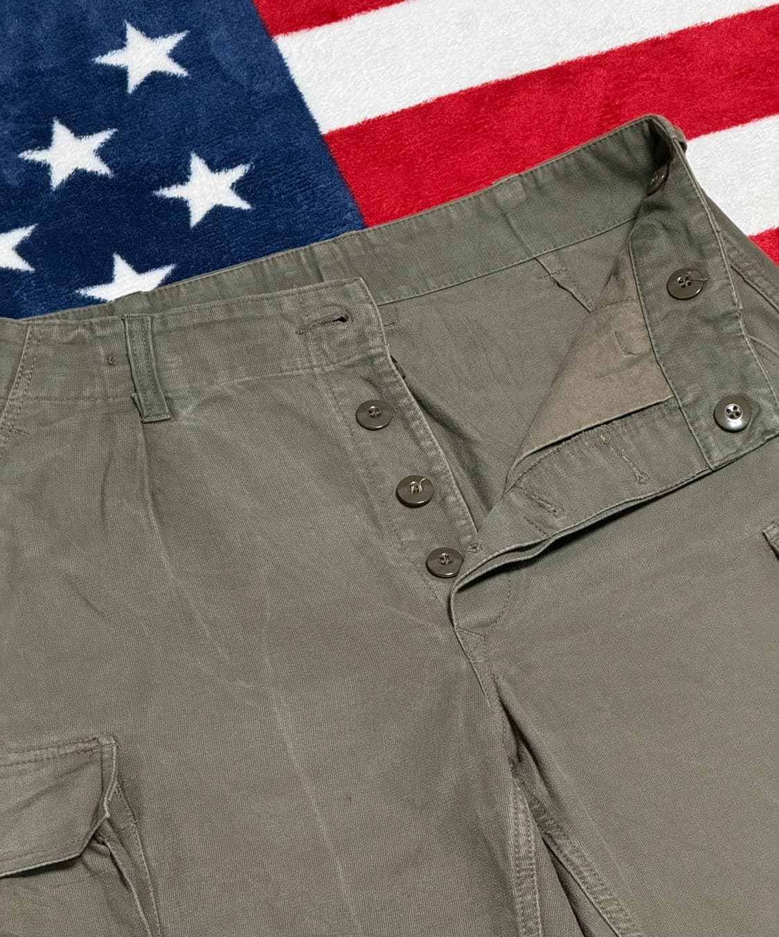 90s 독일군 퍼티그 카고팬츠 military cargo pants빈티지 상품이미지5