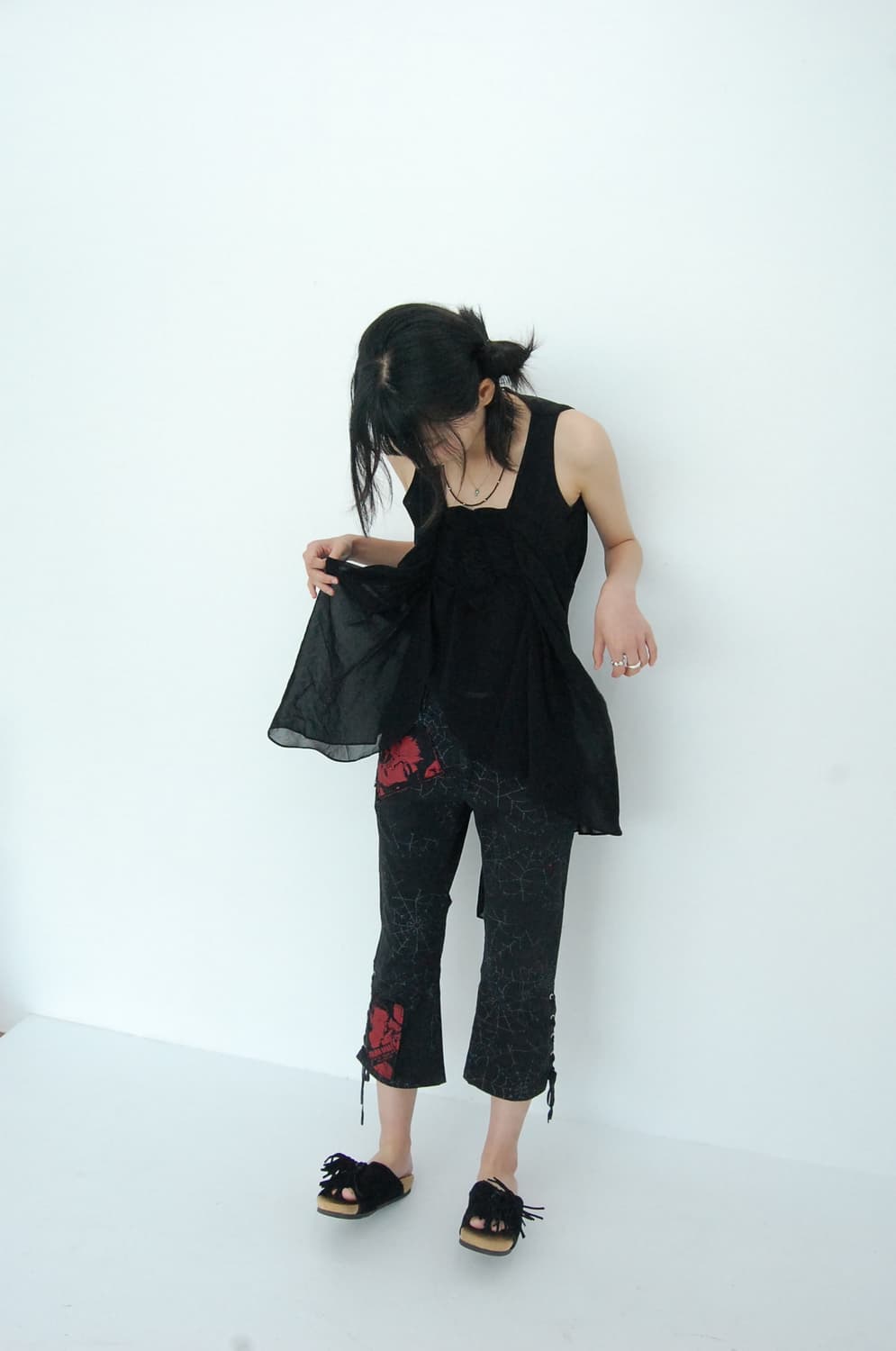 Lautreamont black unbalance sleeveless 상품이미지2