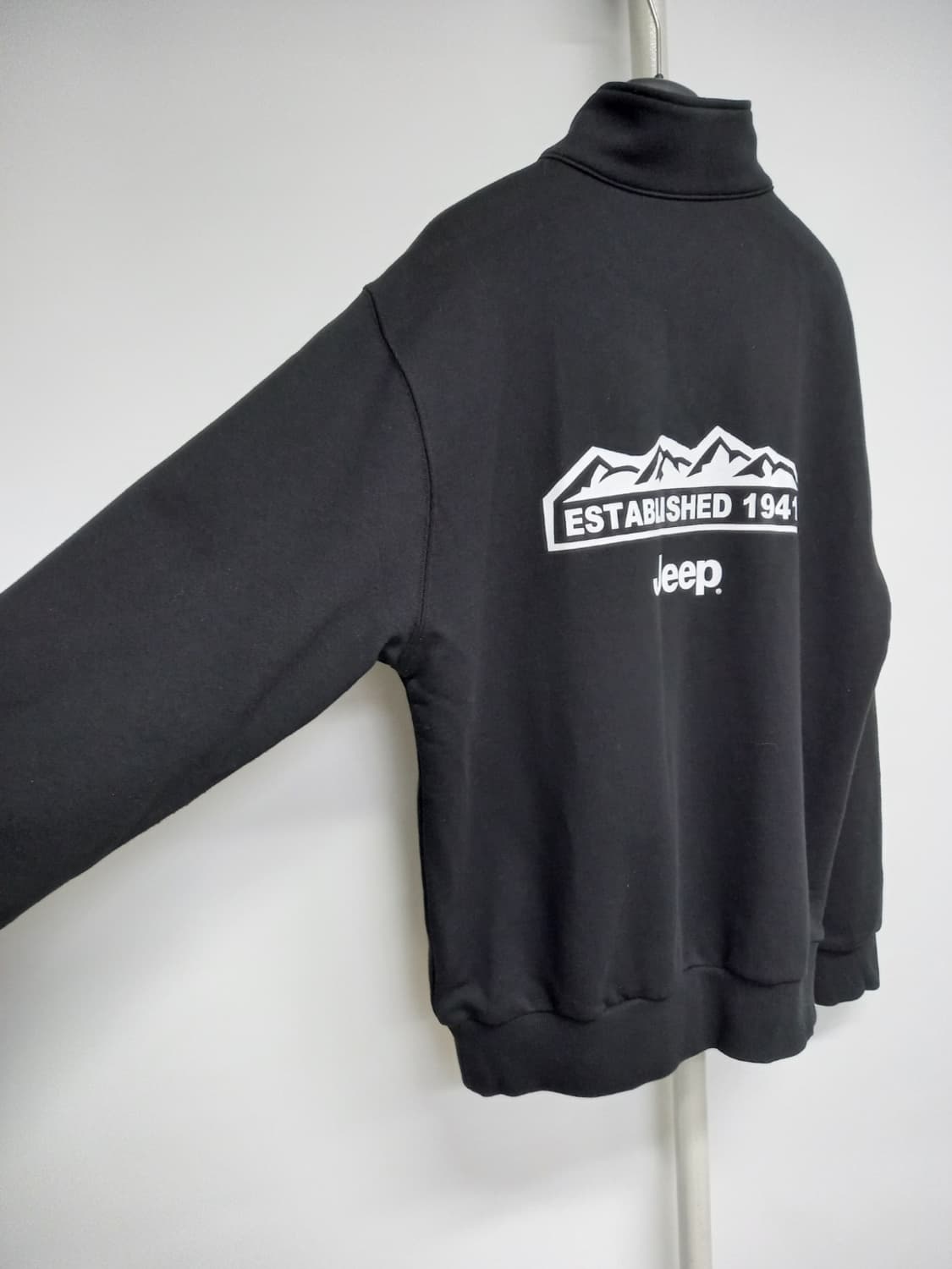 새 JEEP 지프 남성 춘추동 하프집업 맨투맨 S 90.95 상품이미지6