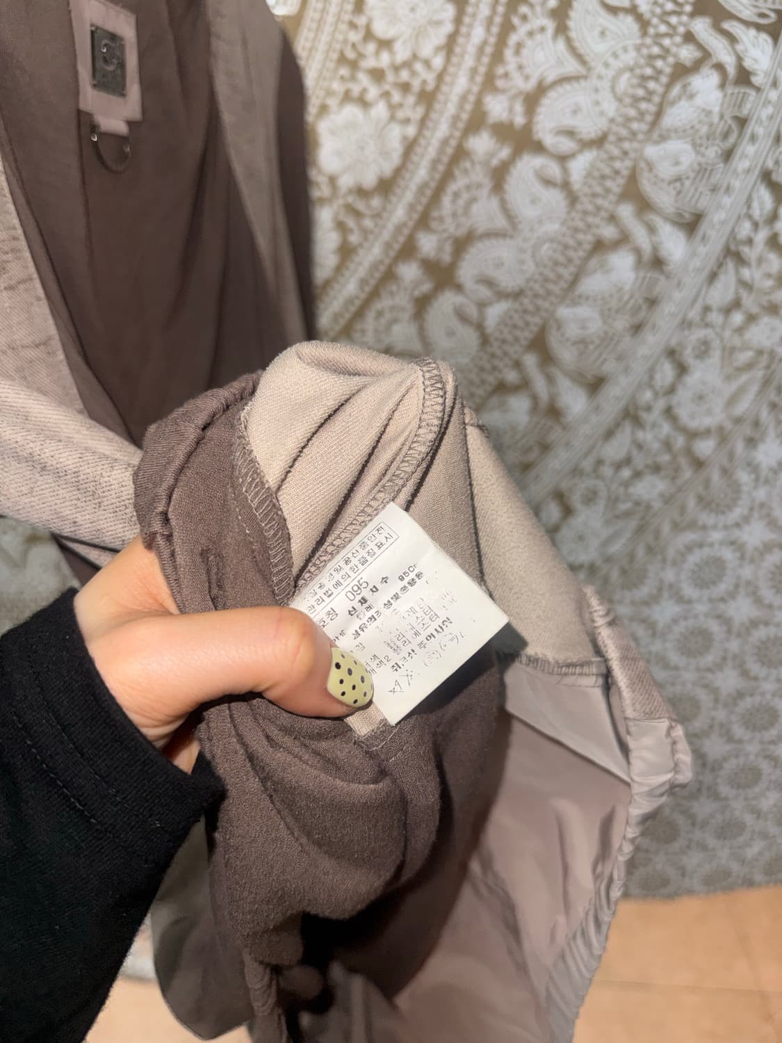 Gaffy 디테일 하이넥 롱 긴팔티  상품이미지7