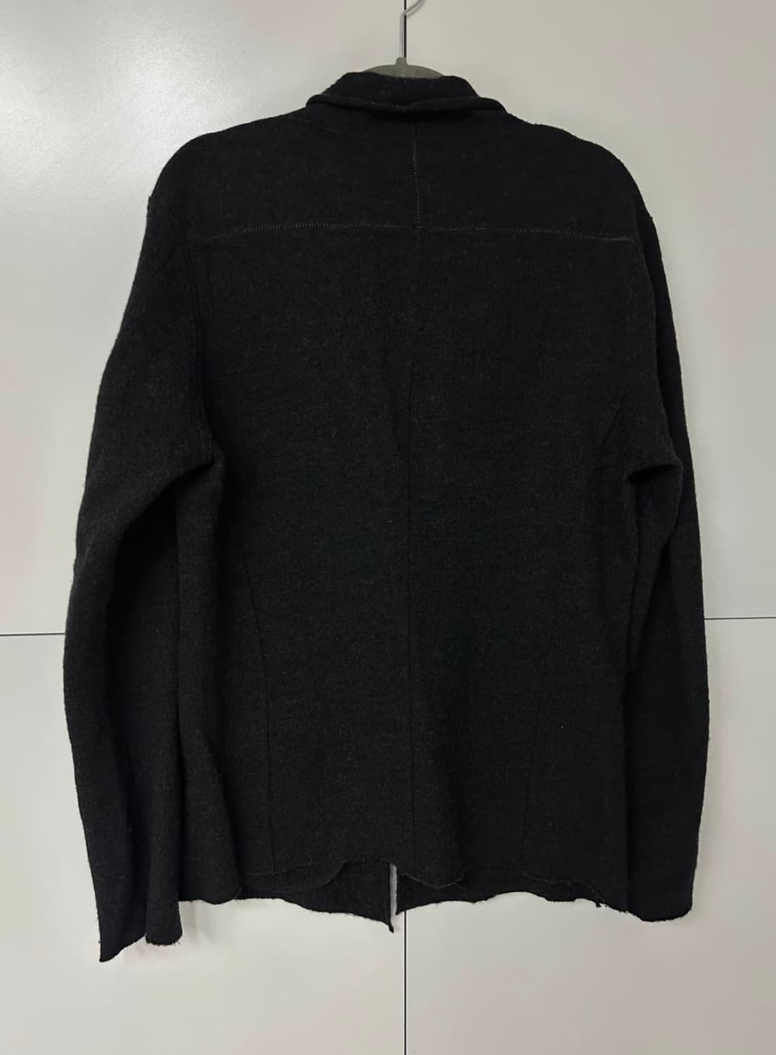 The Viridi Anne 축융 울 숄카라 가디건 상품이미지2