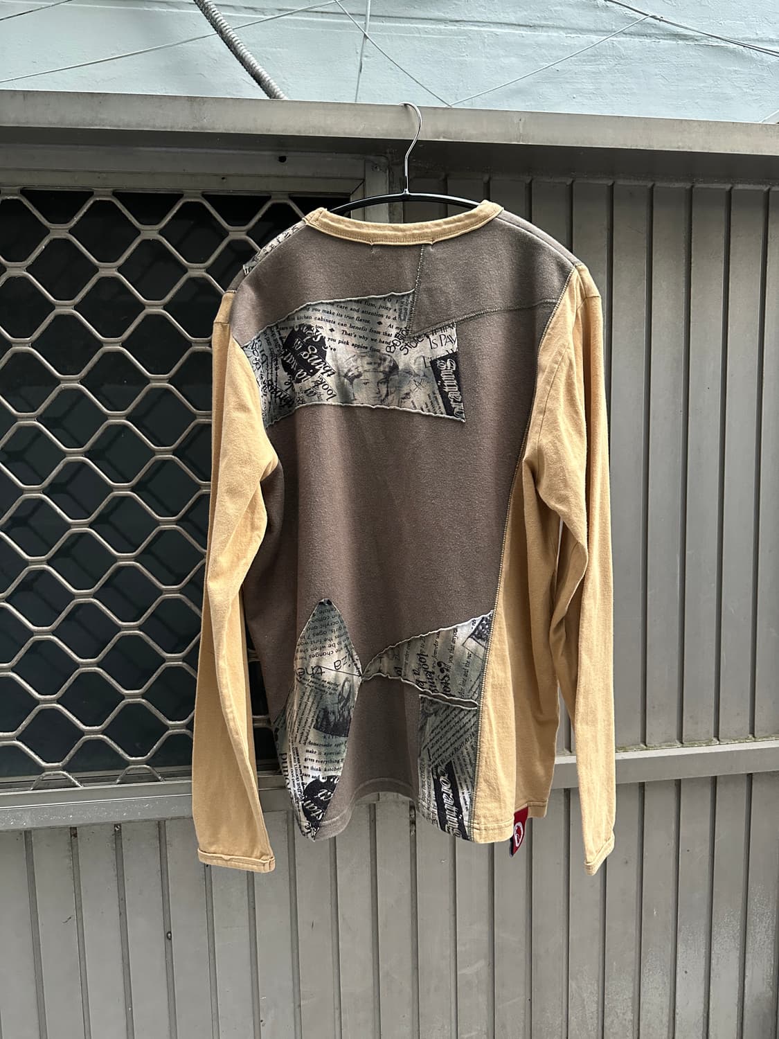 Bros grunge patch detail long sleeve 상품이미지4