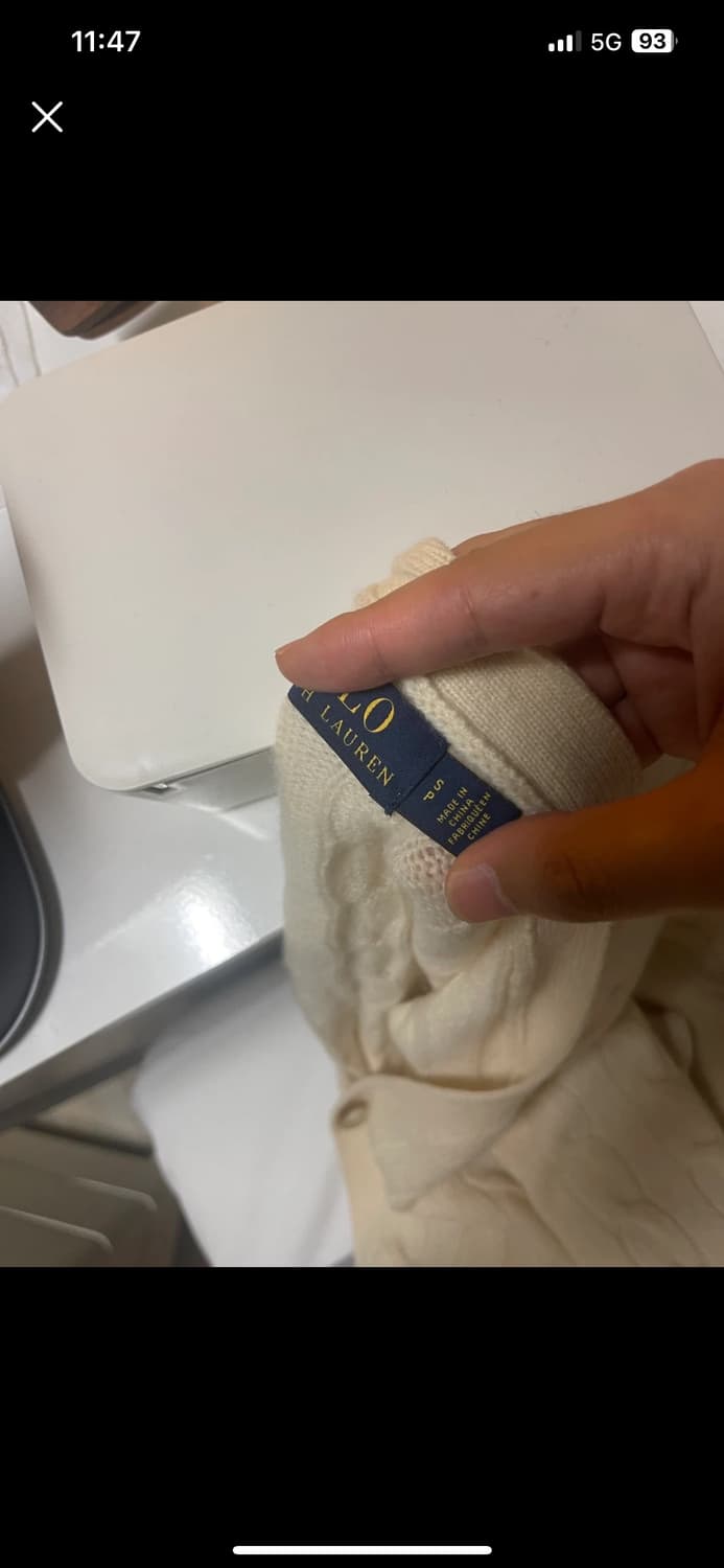 폴로 랄프로렌 캐시미어 울 블렌드 가디건 (170/92A 사이즈) 상품이미지4