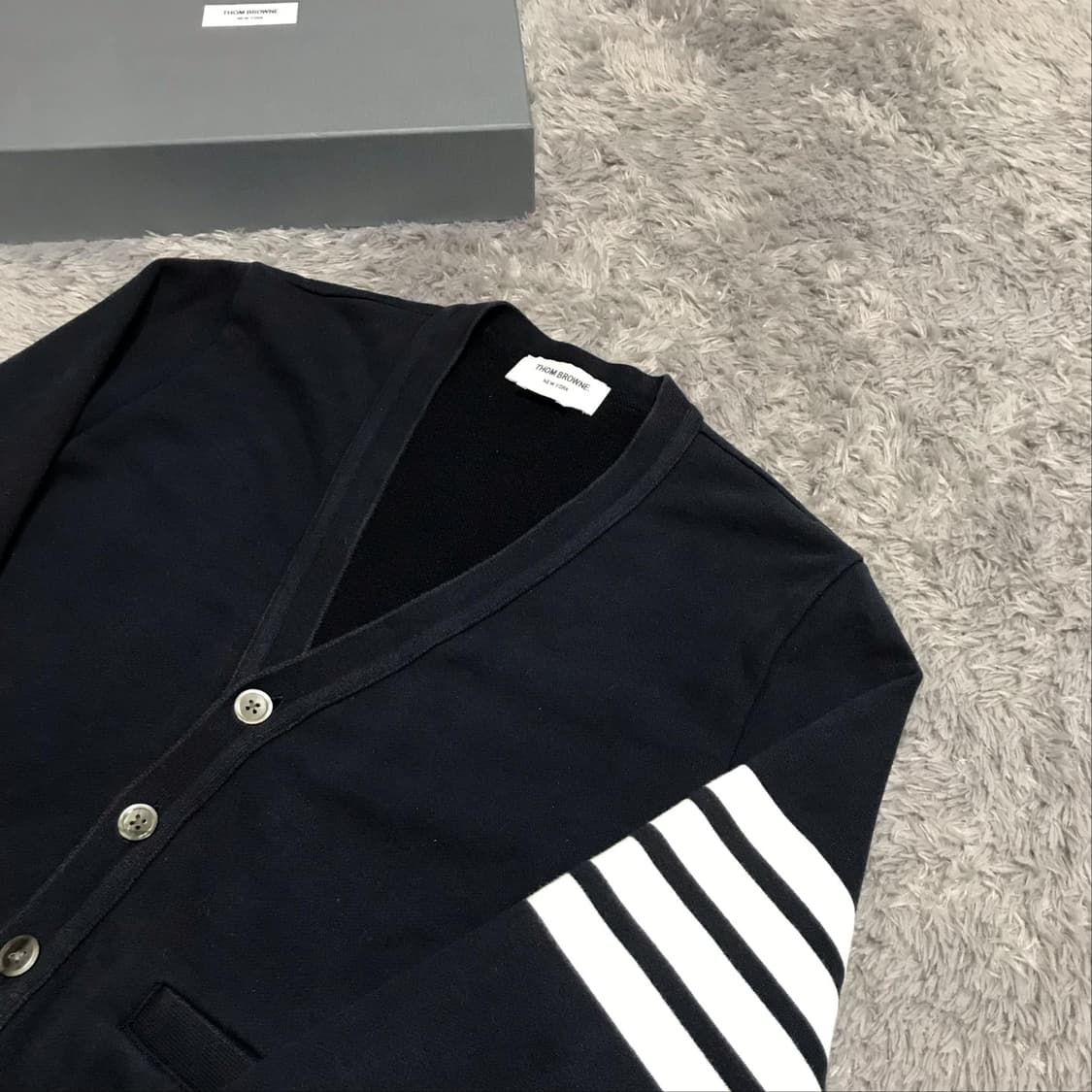 {클로젯}[2][22ss]톰브라운 코튼 사선완장 가디건 상품이미지2