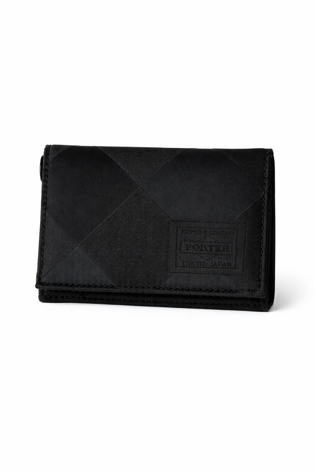 요시다 포터 다이아몬드 체크 패턴 카드 지갑 상품이미지1