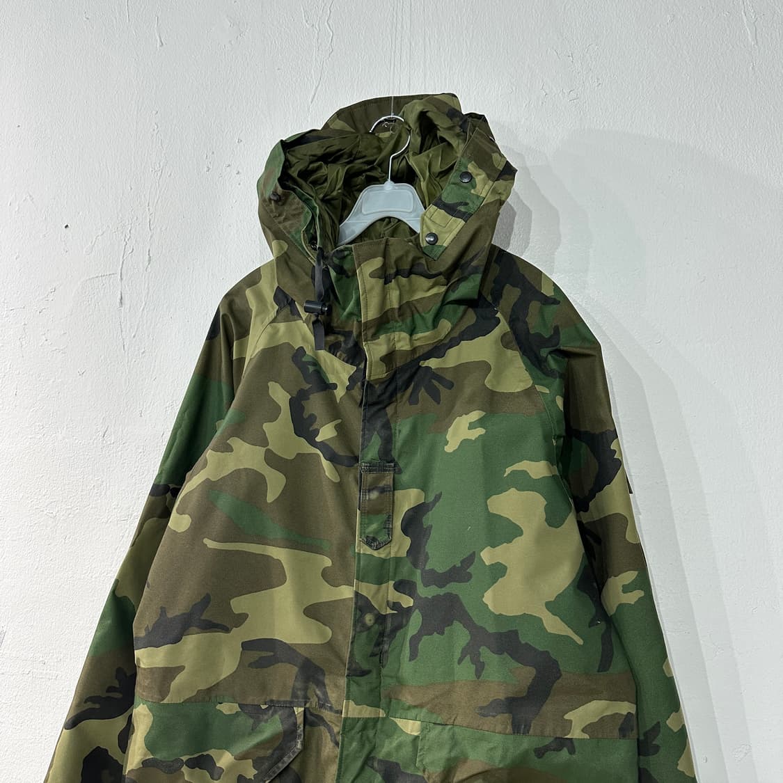 미군 1995's 우드랜드 고어텍스 카모 자켓 상품이미지2