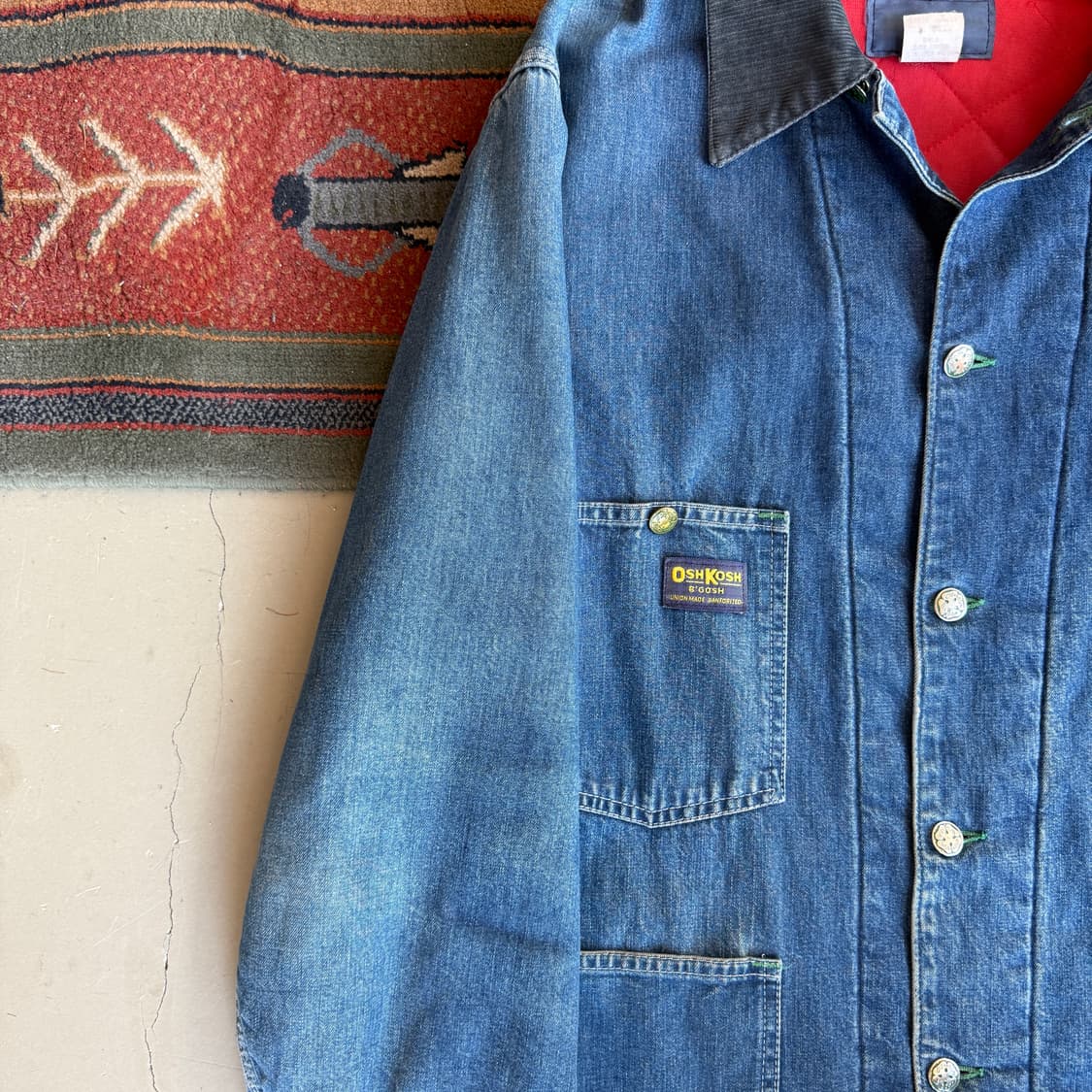 70s 오시코시 데님 초어 자켓 상품이미지3