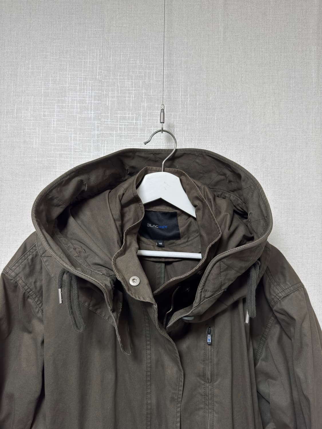 밀리터리 야상 자켓 블랙키 현행 상품이미지3