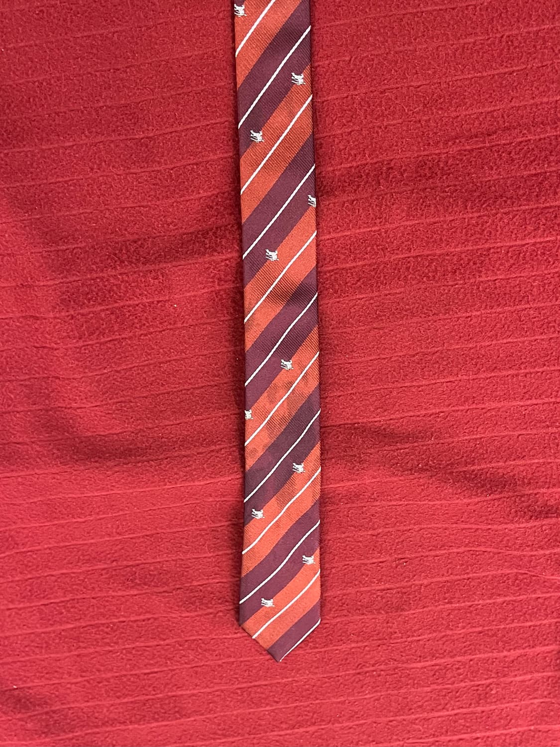 버버리 스트라이프 넥타이 버건디 #csz3071 상품이미지6