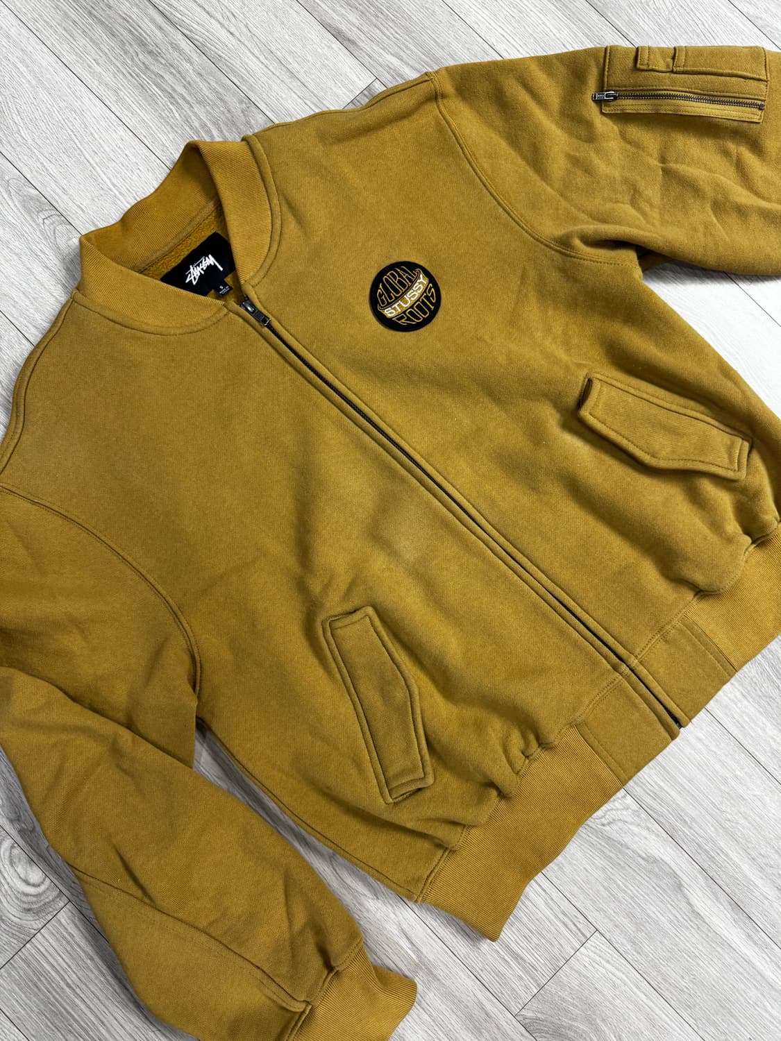 스투시 머스타드 블루종 자켓 상품이미지1