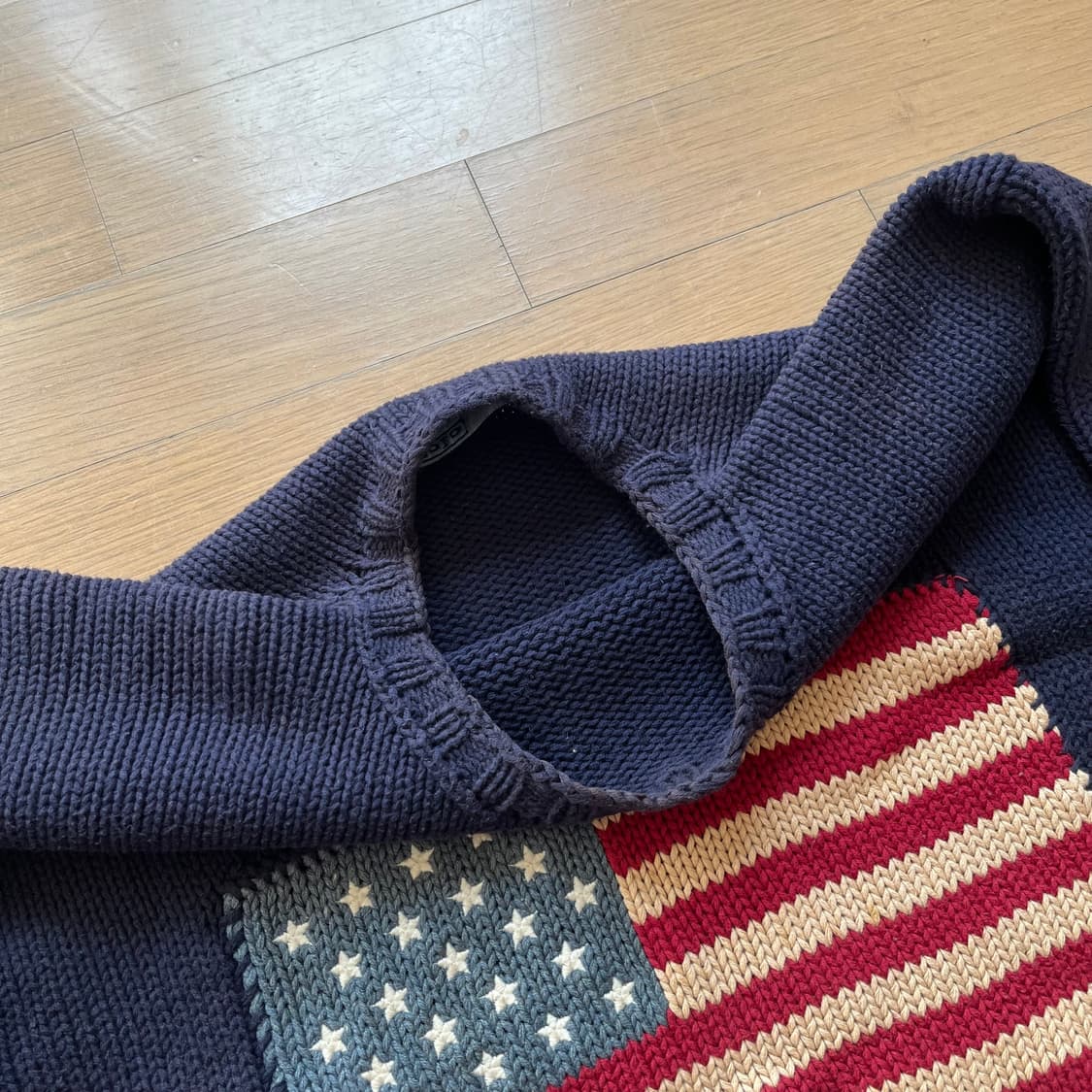 90년대 폴로랄프로렌 성조기 핸드 니트 빈티지 모델 상품이미지5
