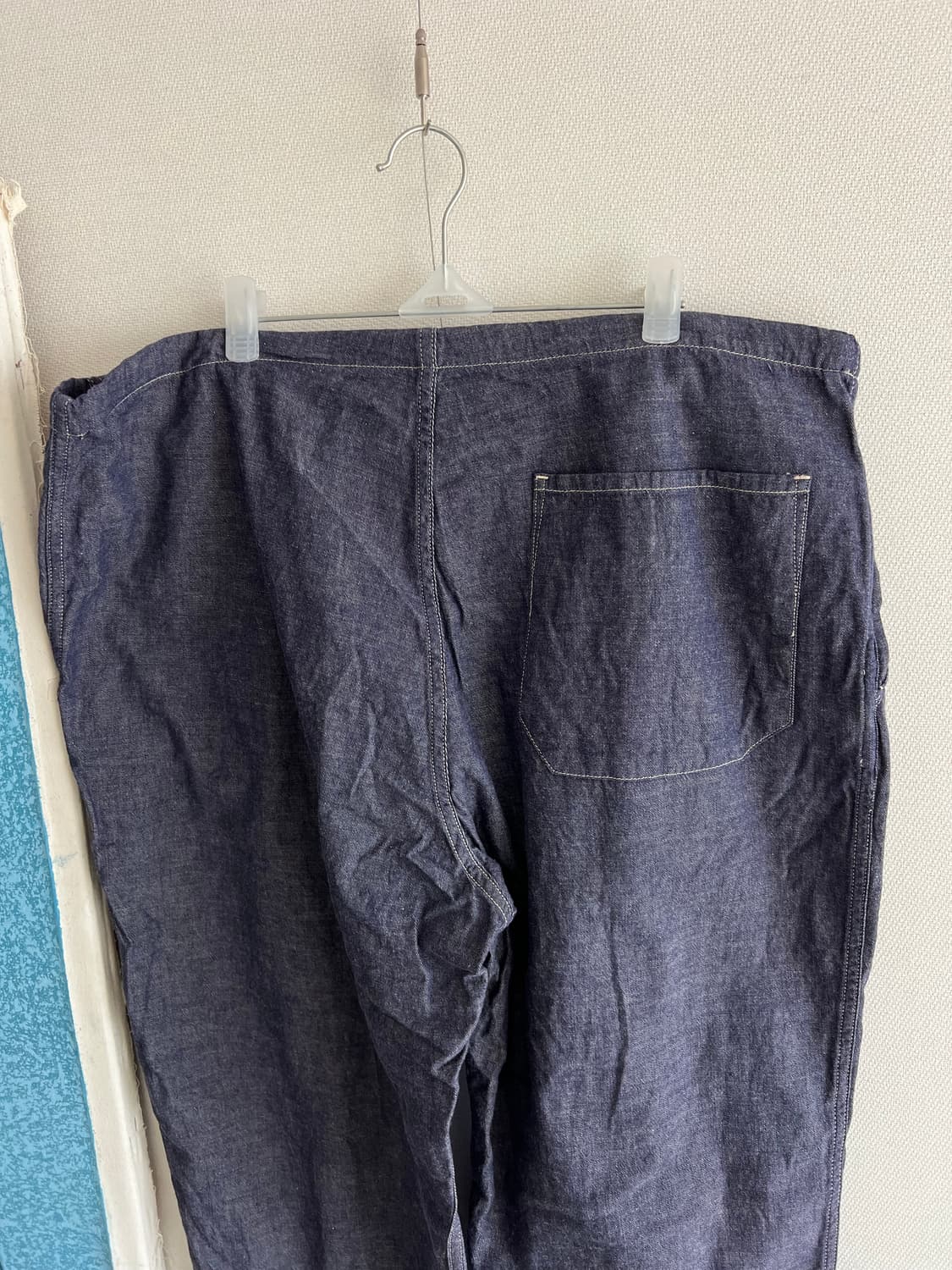 20ss comoli 코튼 데님 스트링 팬츠 2사이즈 상품이미지4