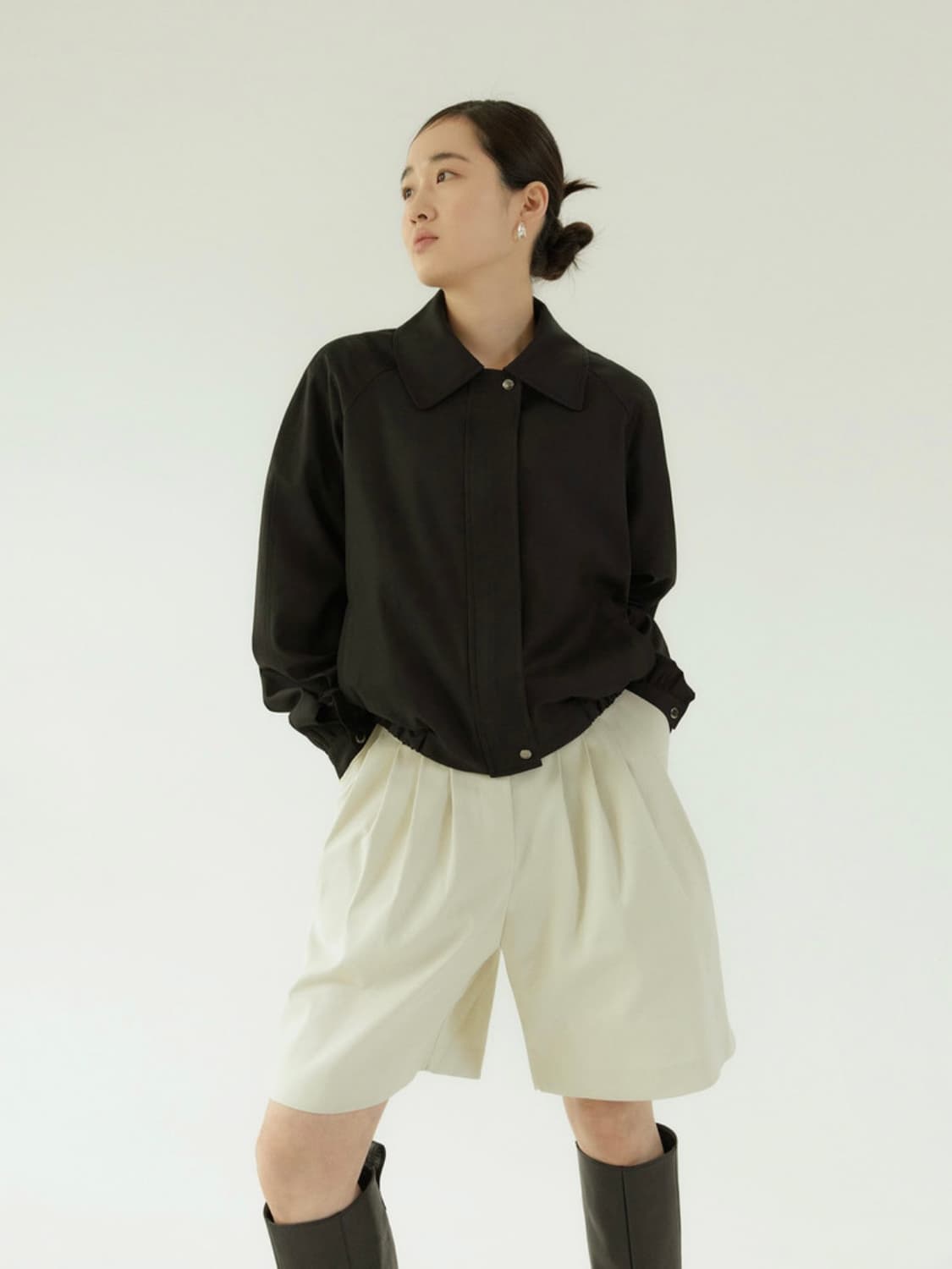 Ouro 아우로 블루종 블랙 상품이미지3