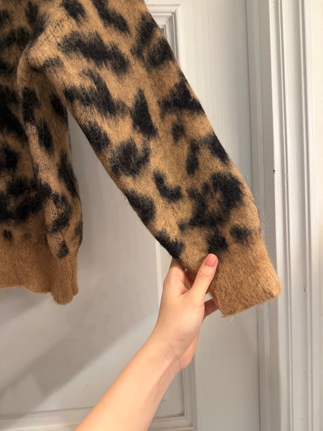 울 레오파드 스웨터 상품이미지3