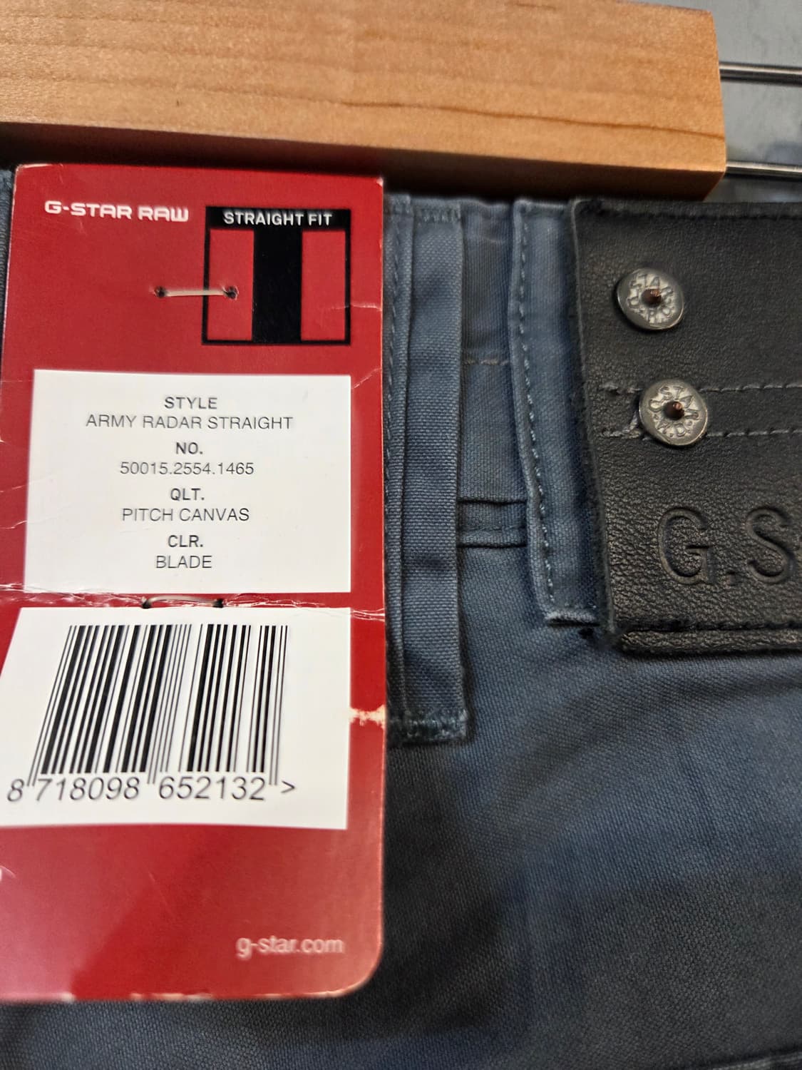 G-Star RAW 워크웨어 스타일 팬츠(W29/L32) 상품이미지7