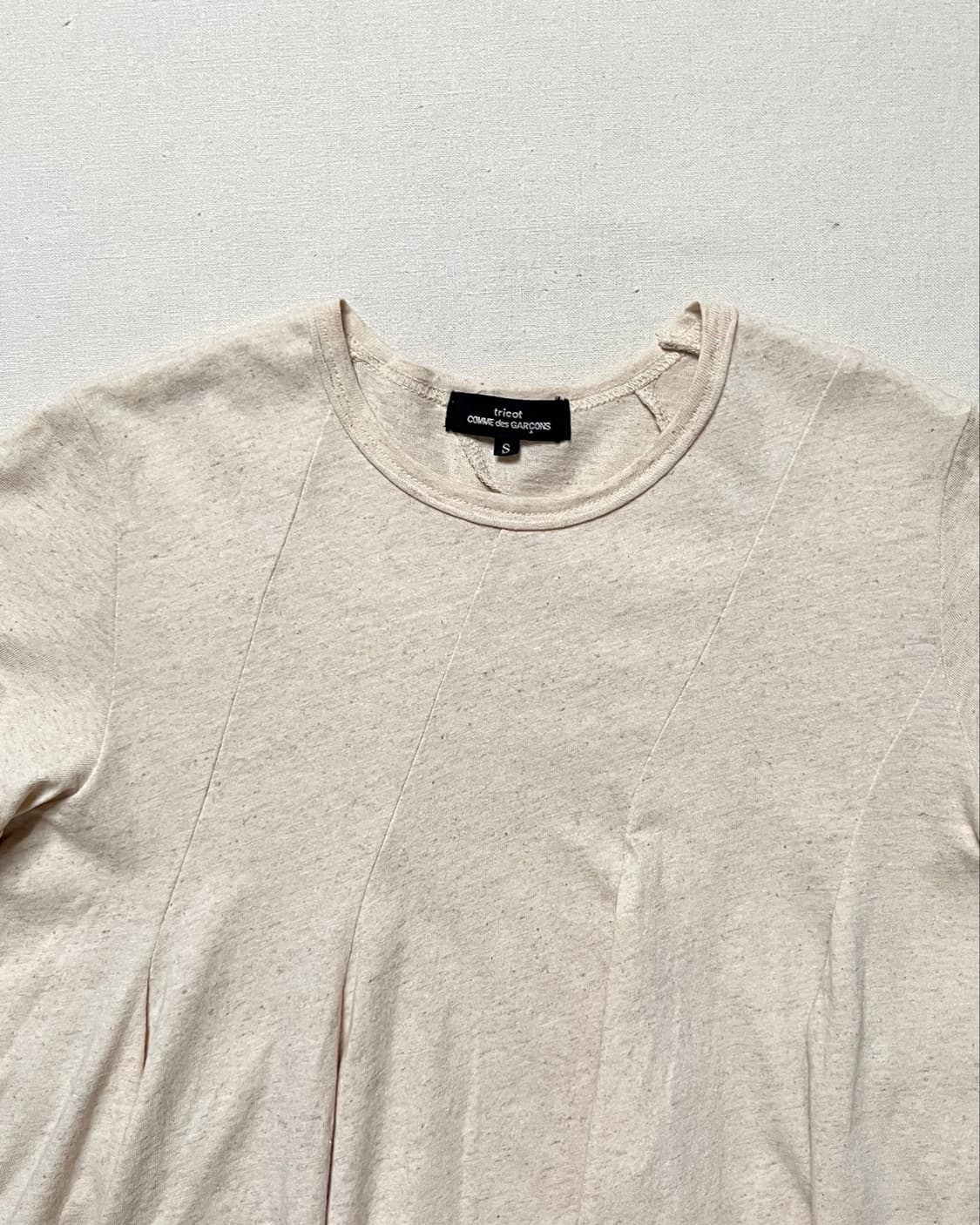꼼데가르송 입체패턴 플레어 린넨 티셔츠 Comme des garcons 상품이미지8
