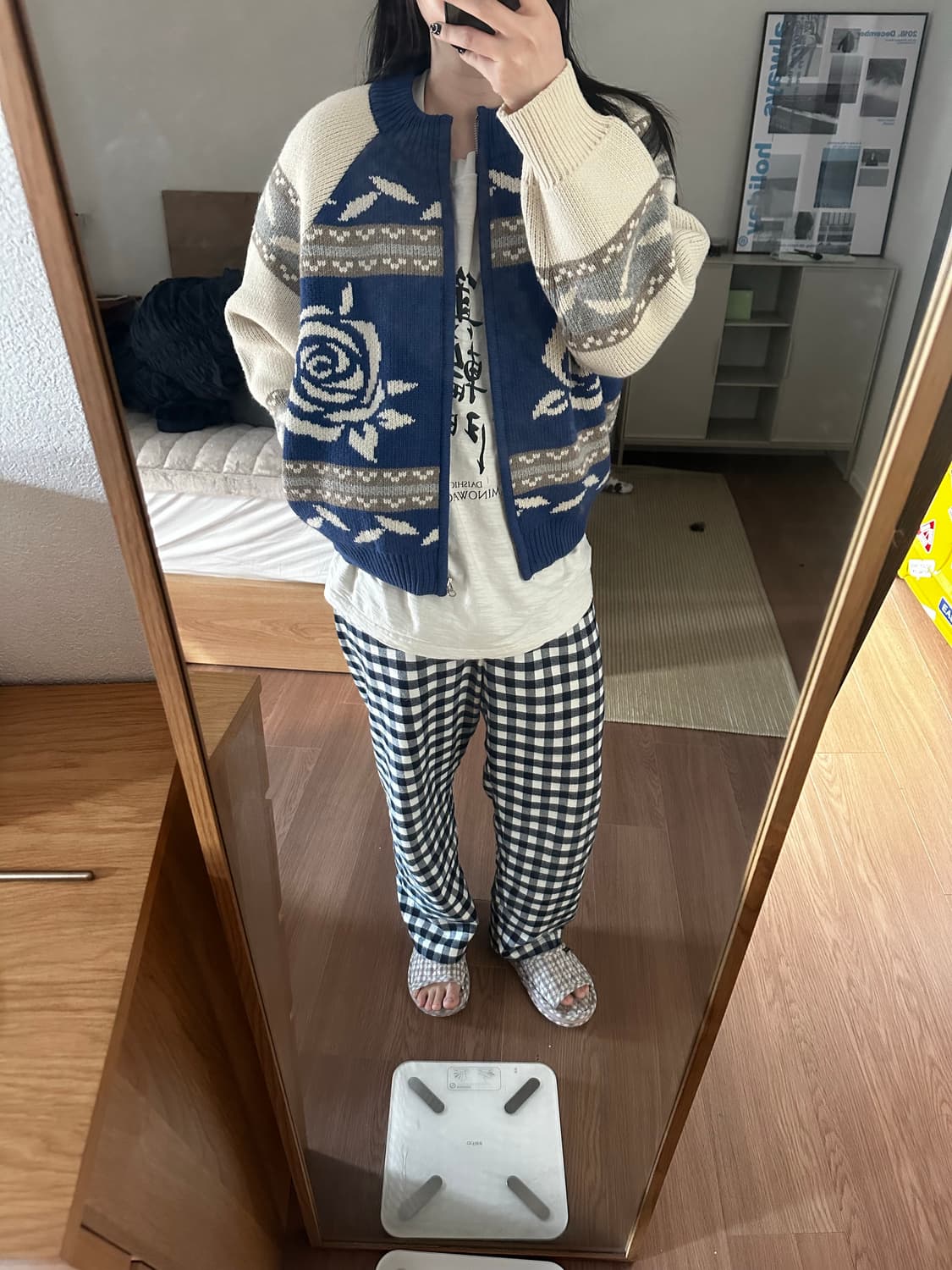 커렌트 니트집업 상품이미지5