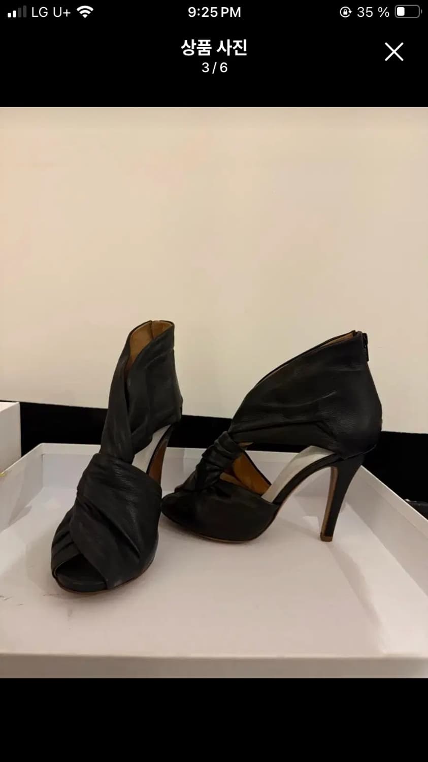 마르지엘라 블랙 힐 샌들 36 상품이미지3