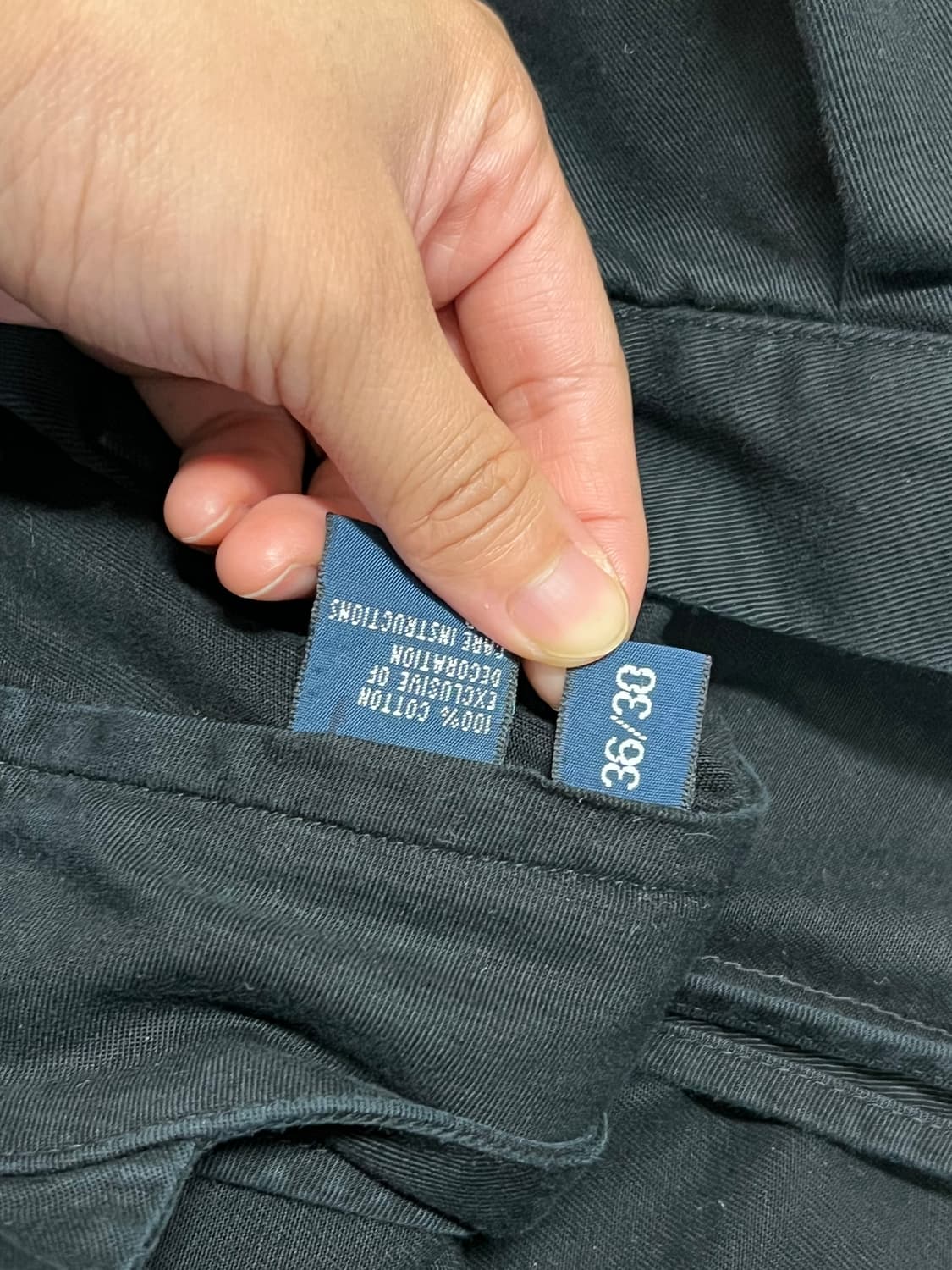 폴로 랄프로렌 에단 치노 팬츠 블랙 상품이미지6