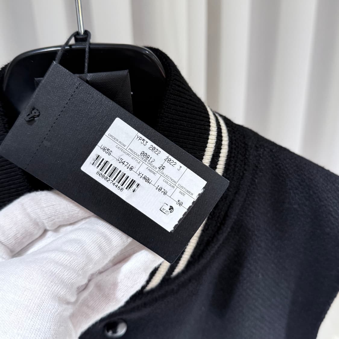 50 / 생로랑 울테디 스타디움 블랙 바시티 / 택O 상품이미지5