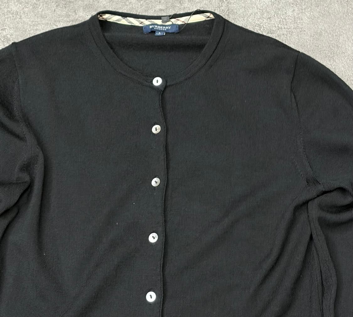 버버리 블랙 가디건 상품이미지2