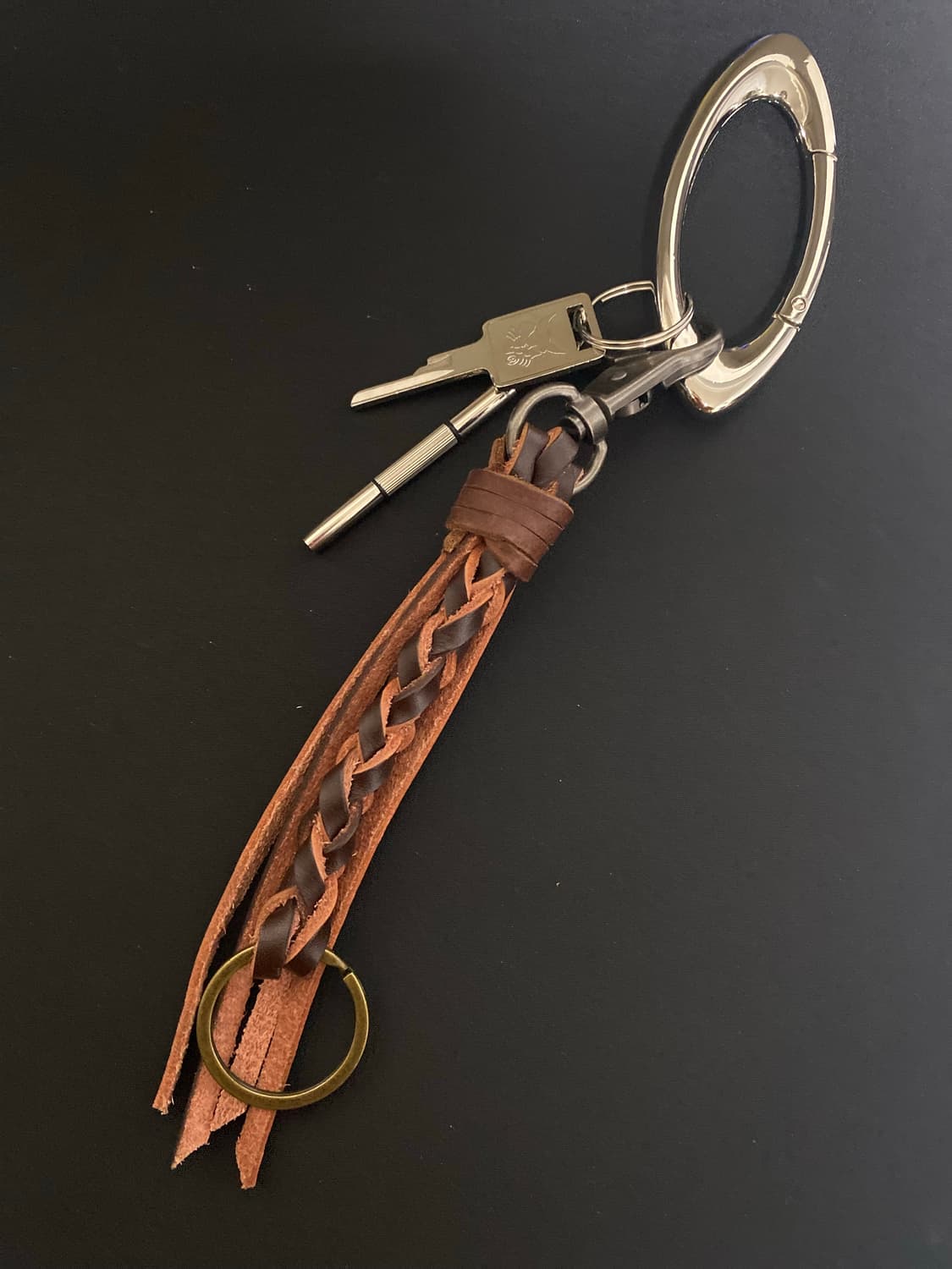 빈티지 가죽 스트랩 키체인  상품이미지3