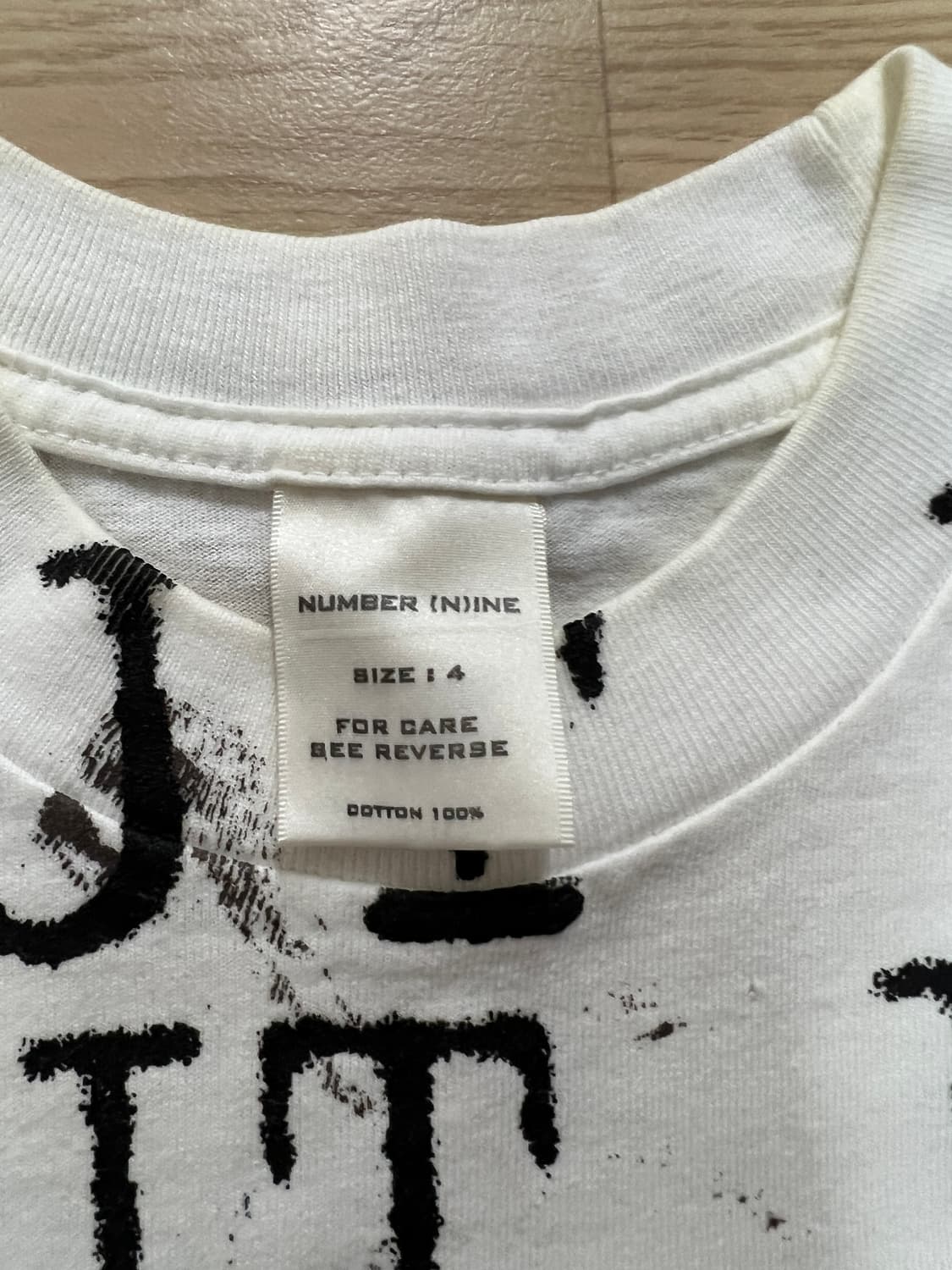 Number nine cut up t shirt 상품이미지3