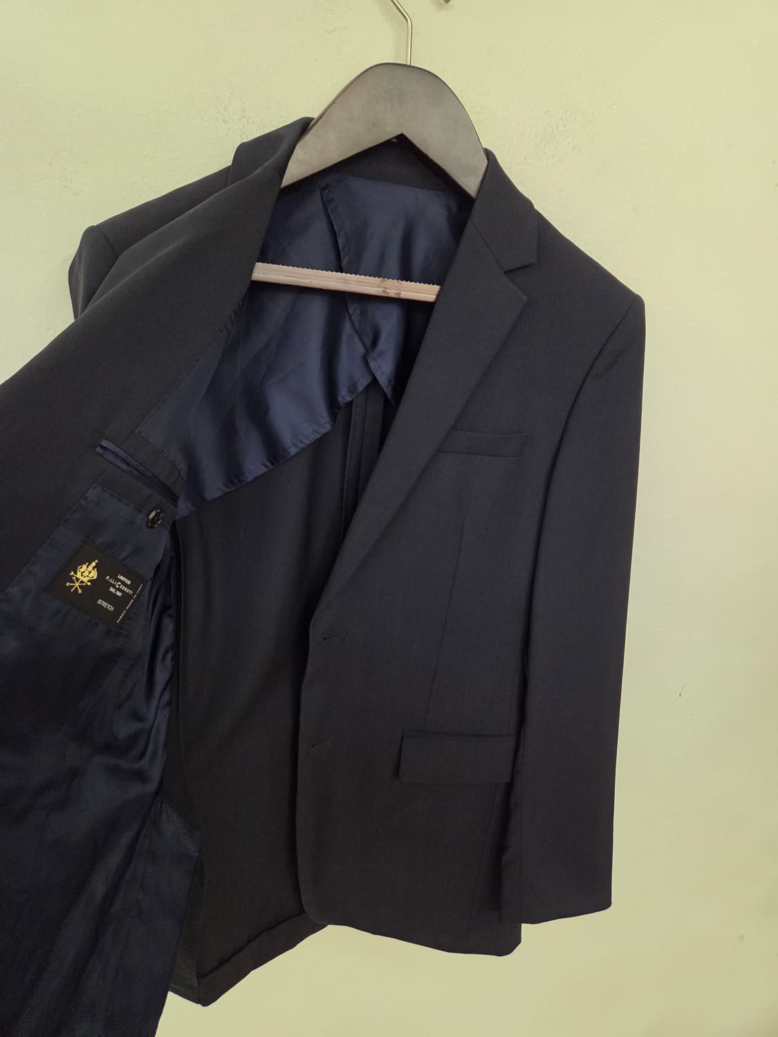 솔리드옴므 네이비 정장 자켓 48 상품이미지3