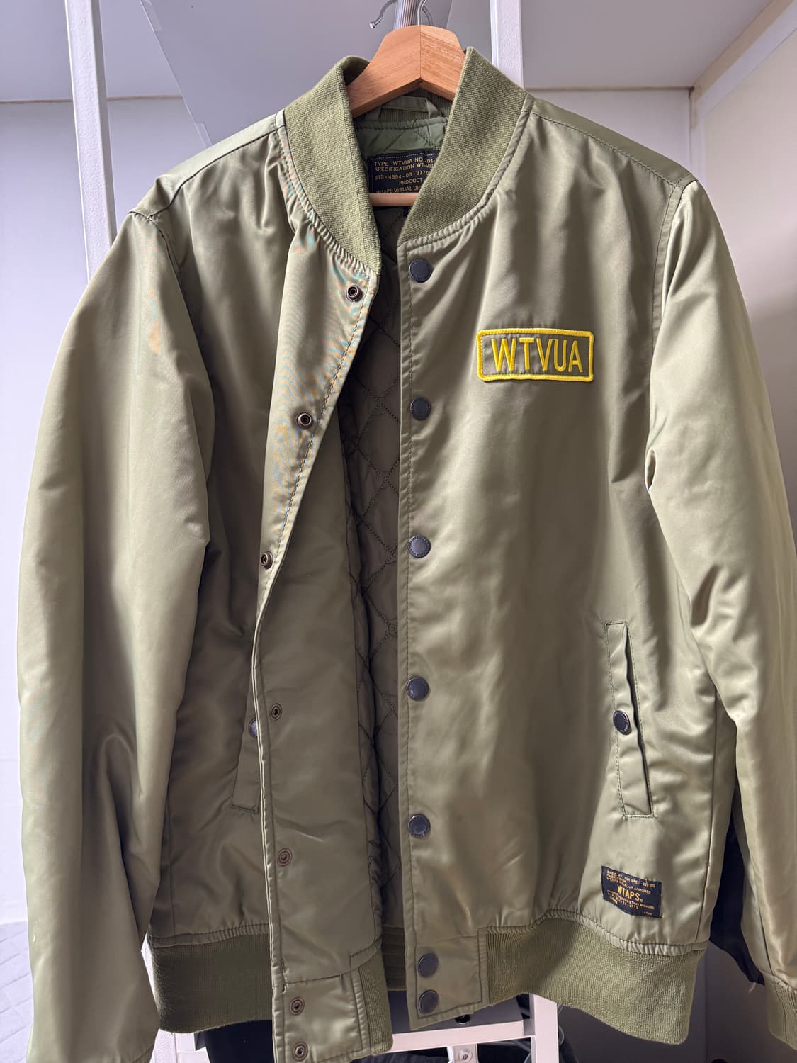 WTAPS 더블탭스 WTVUA MA-1 자켓[XL] 상품이미지2