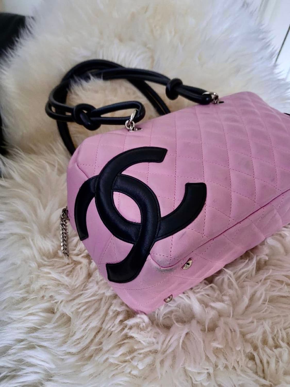 샤넬 깜봉 핑크 숄더백 상품이미지5