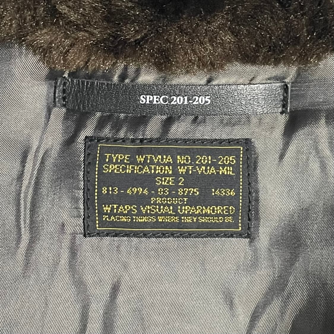 더블탭스 N2-B 숏 플라이트 자켓 (on.54)   상품이미지8