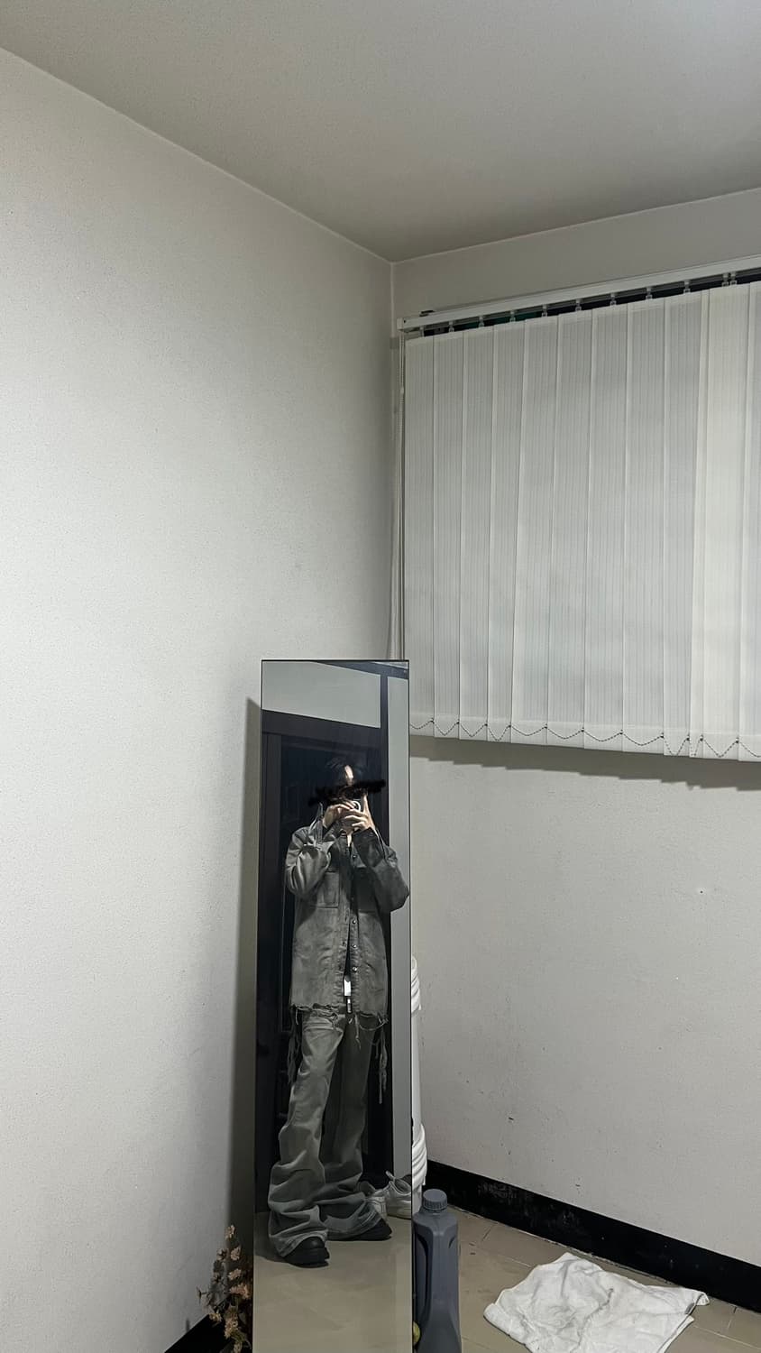 [M] 릭오웬스 다크쉐도우 아우터셔츠 미네랄 프린지드 상품이미지9