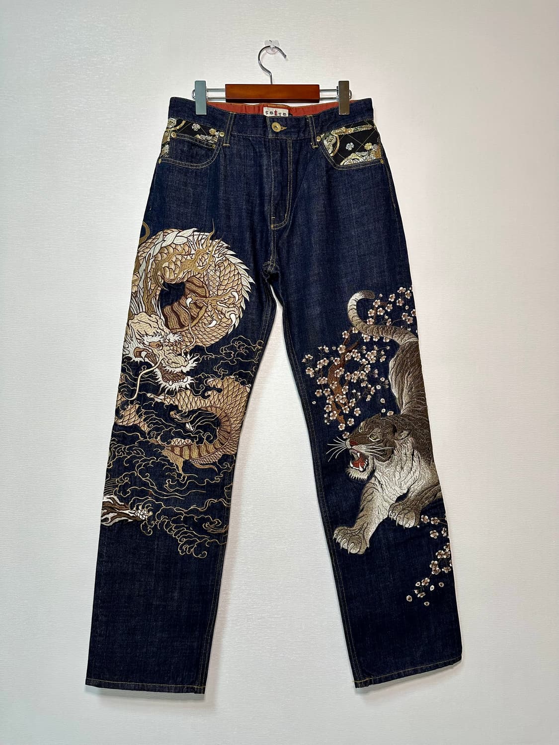 카라쿠리 타마시•스이/ 용호상박 인디고 데님 (새상품) 상품이미지1