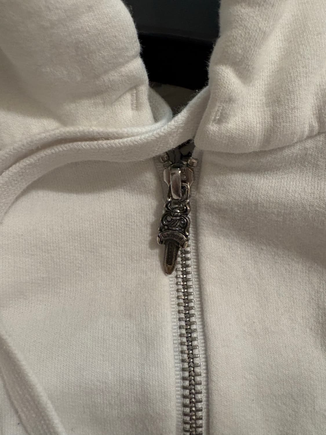 Chrome hearts 화이트 여성 후드집업 S size  상품이미지5