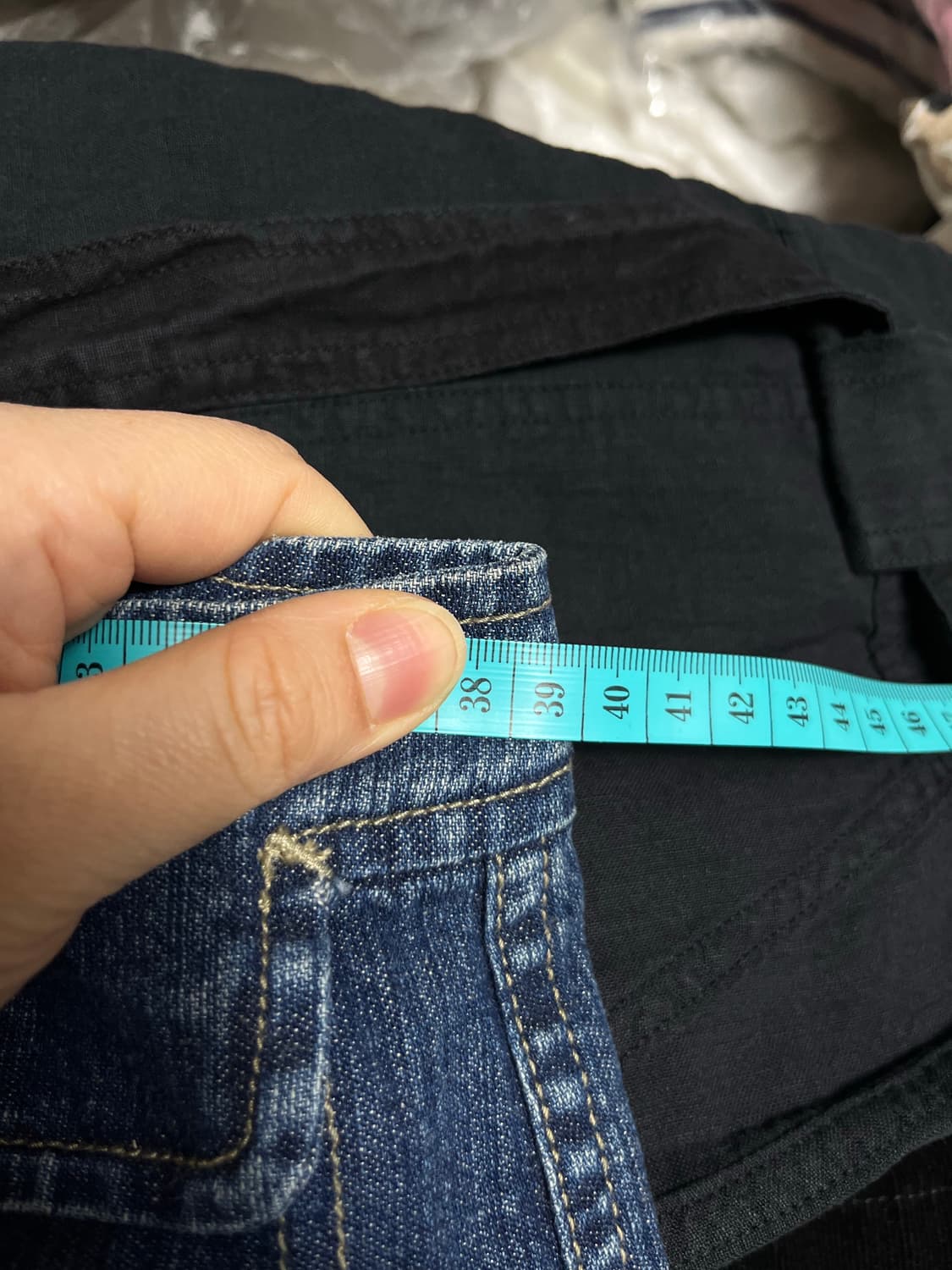 질스튜어트 데님 팬츠 28 상품이미지3