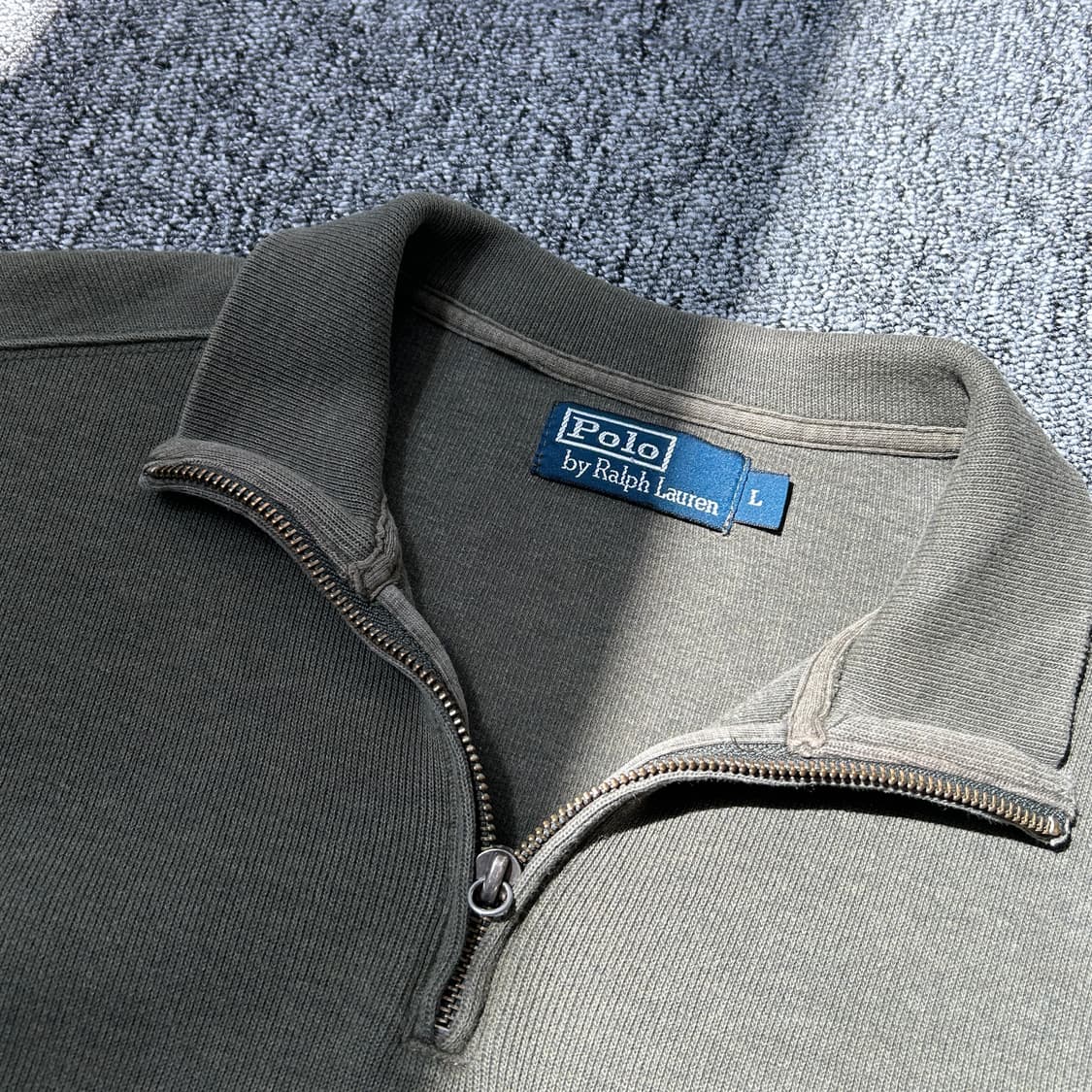 폴로 랄프로렌 카키 리메이크 하프집업 상품이미지5