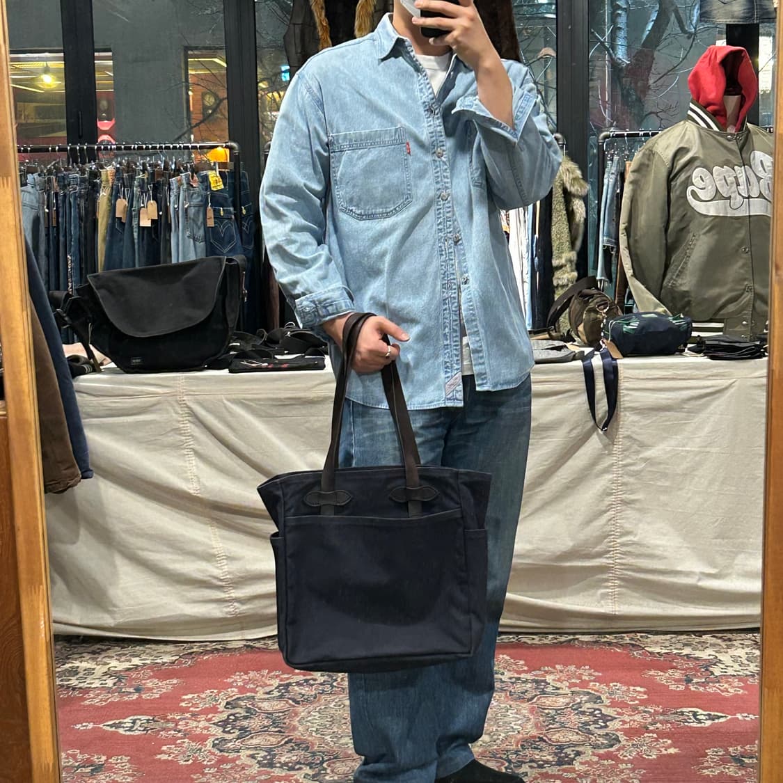 필슨 토트백 가방 네이비 FILSON TWILL TOTE BAG 상품이미지7