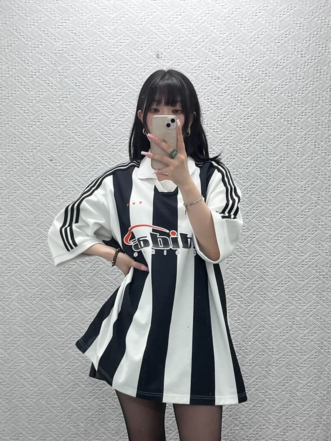 아디다스 올드스쿨 레트로 풋볼 스트라이프 반팔티 2XL C12503 상품이미지1