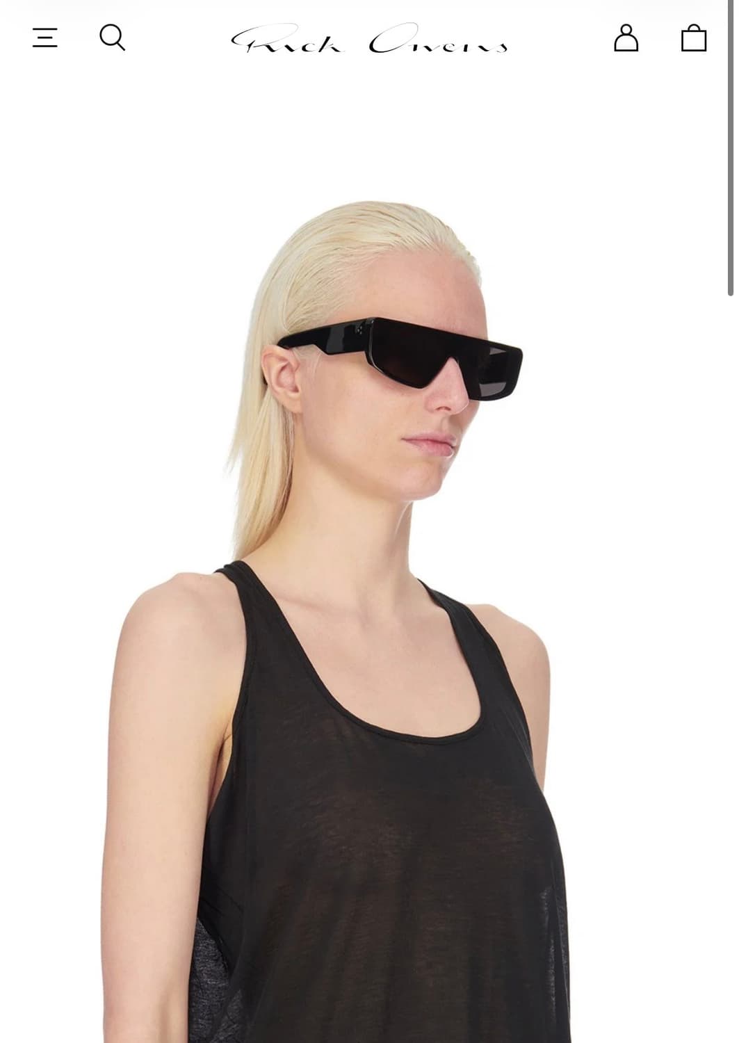 Rick Owens SUNGLASSES PERFORMA 상품이미지1