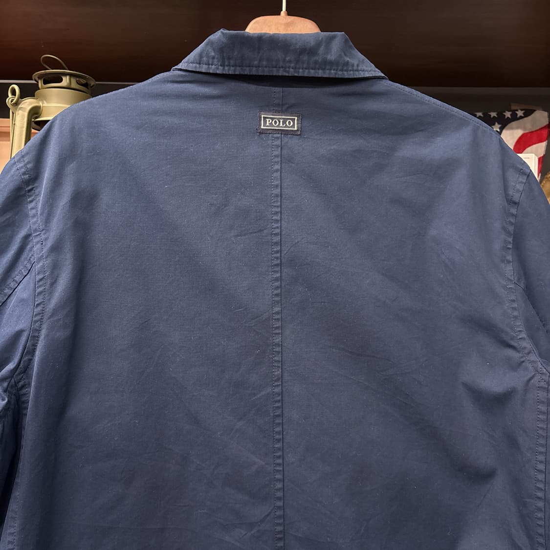 90s 폴로 랄프로렌 코튼워시드 미니멀 데크자켓 플리스 안감 N970 상품이미지7