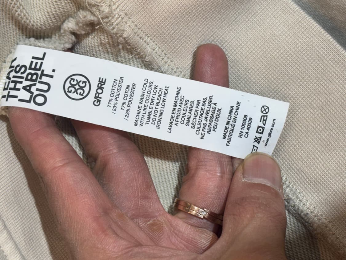 지포어 남성 골프 후드티 티셔츠 M 상품이미지7