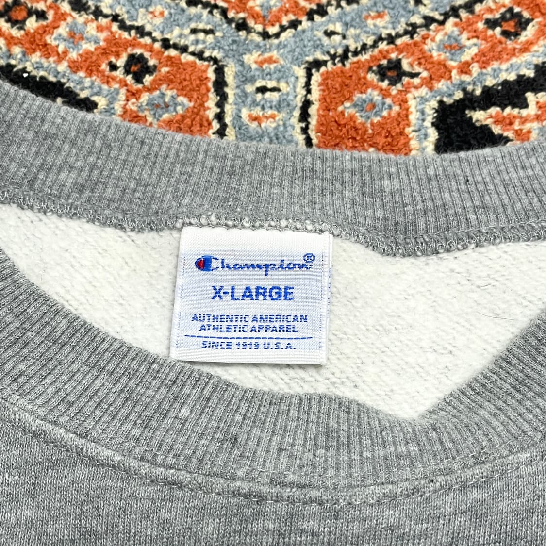 챔피온 그레이 기모 맨투맨 여성XL 상품이미지4