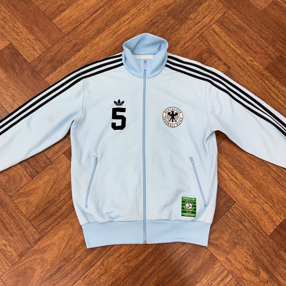 L 아디다스 베켄바우어 독일 하늘 트랙탑 져지 상품이미지3