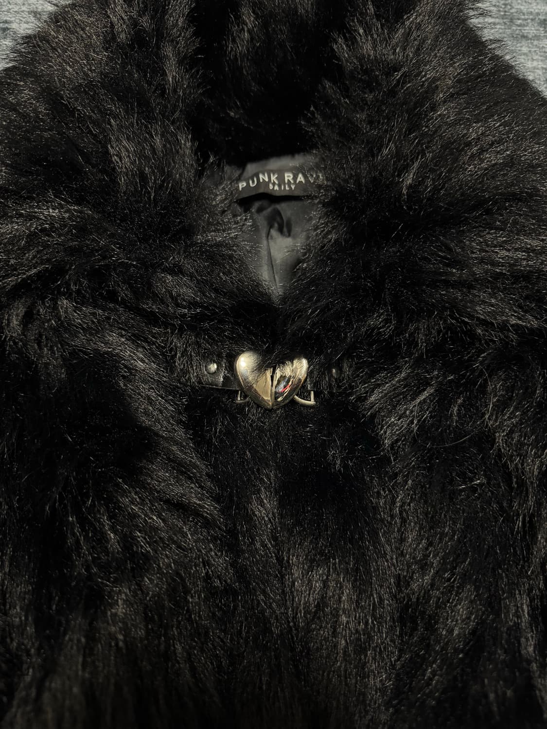 Punkrave harajuku crop fur jacket  상품이미지4