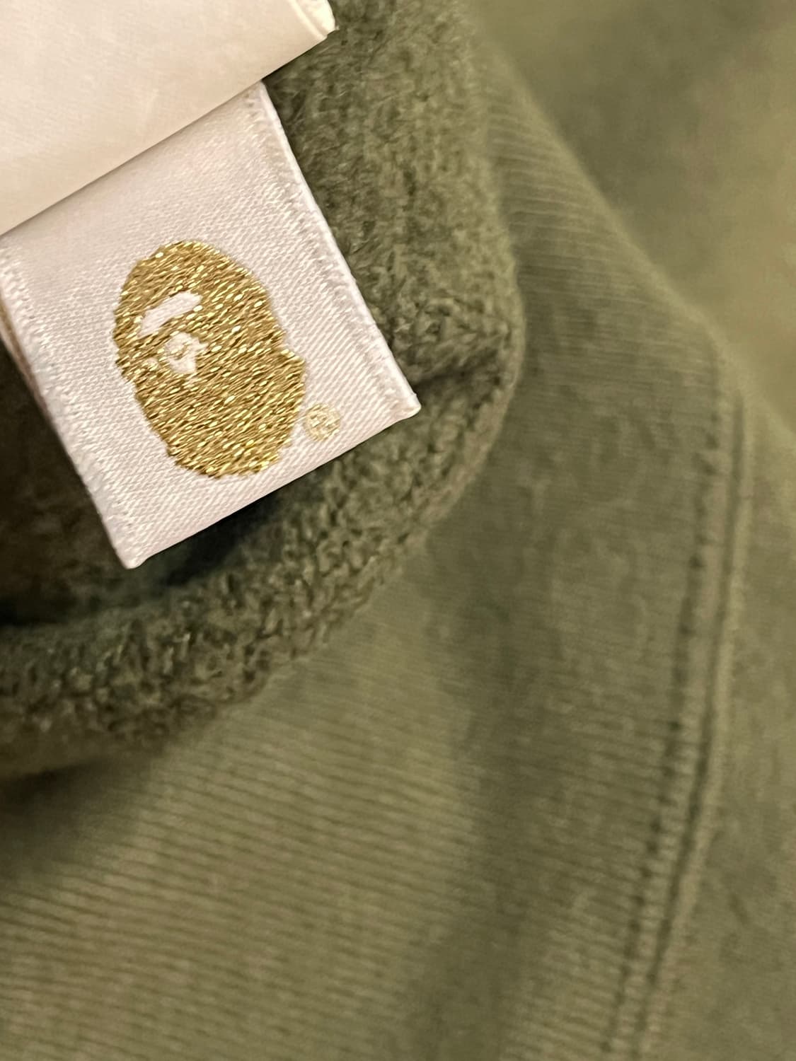 베이프 올리브 녹계 샤크 후드집업  상품이미지5